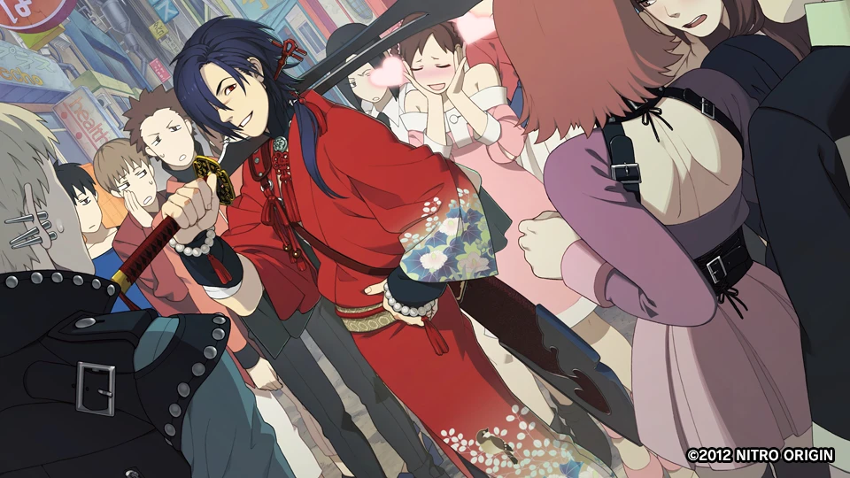 画像：ファンに囲まれる紅雀