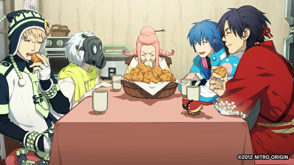 画像：婆ちゃんのドーナツを囲んで