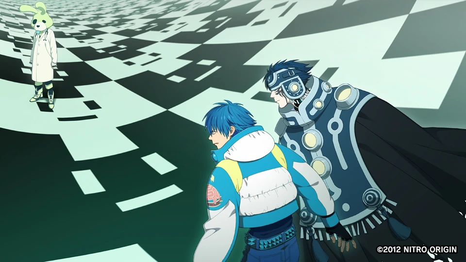 画像：謎のウサギ頭、蒼葉と蓮の前に現れる